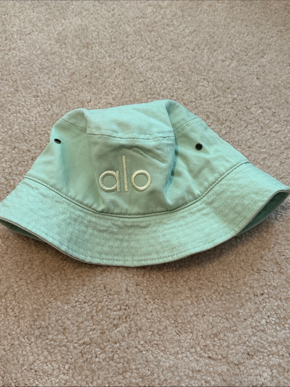 Foam green bucket hat